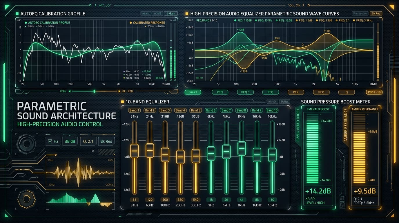 High-Precision Parametric Audio Equalizers and Volume Boosters for Android