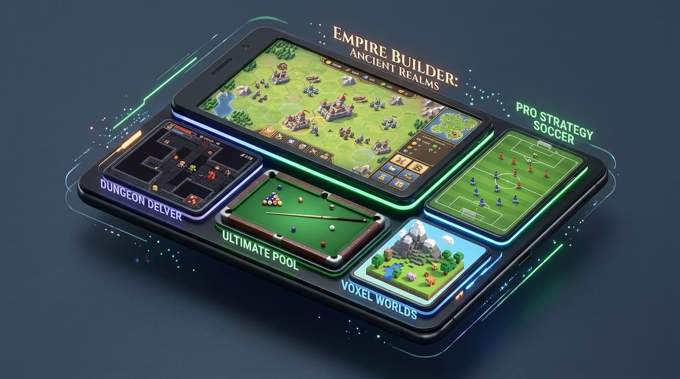 Best Android Games That Aren't Shooters — 4X Strategy, Roguelike RPGs, Sports, and Sandboxes