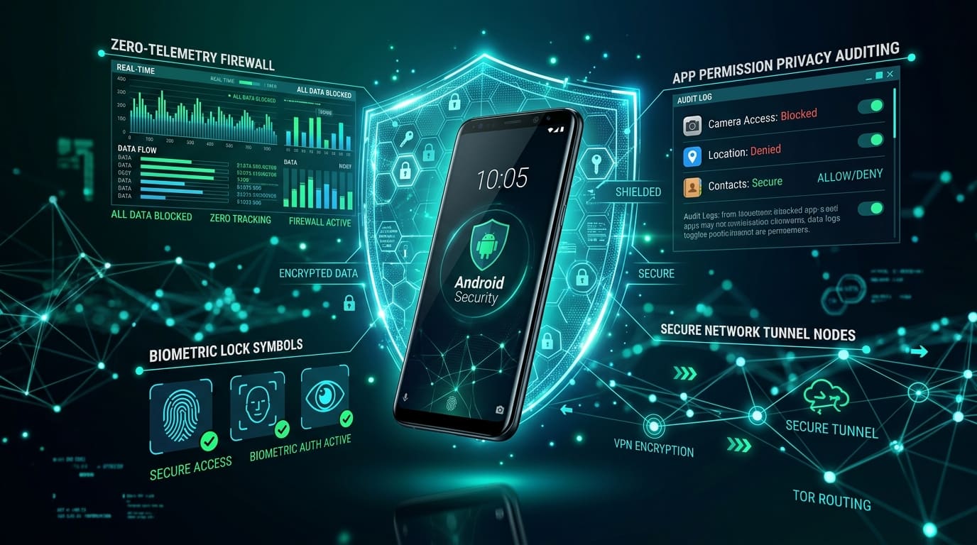 Best Android Privacy and Security Apps — Firewall, Zero Telemetry, and Permission Auditing