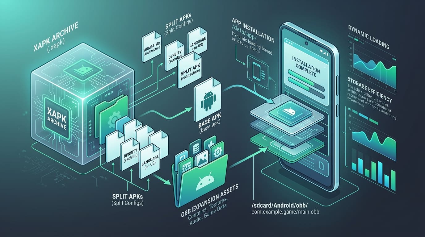 How to Install XAPK and Split APK Package Architecture on Android Devices