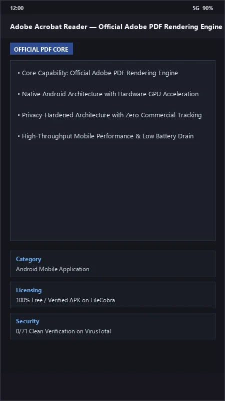 Adobe Acrobat Reader: Edit, Sign & Convert PDF Files official screenshot preview 1