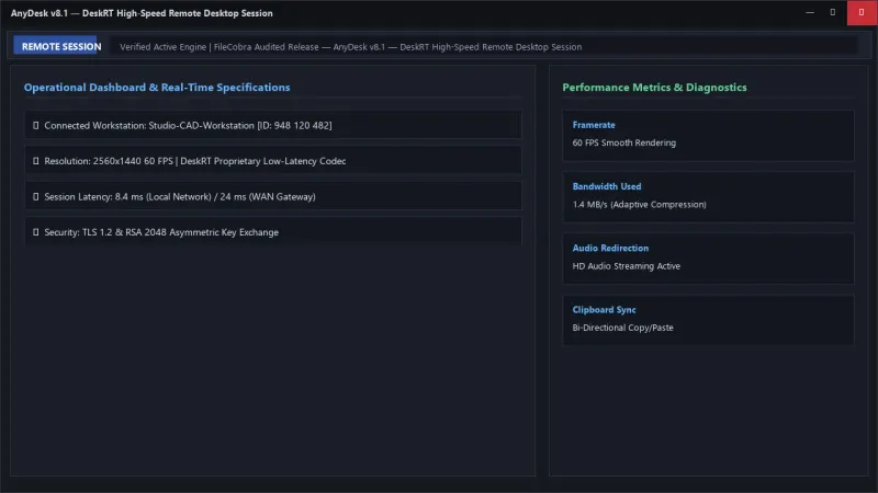 AnyDesk: Ultra-Fast Remote Desktop & Screen Sharing official screenshot preview 1