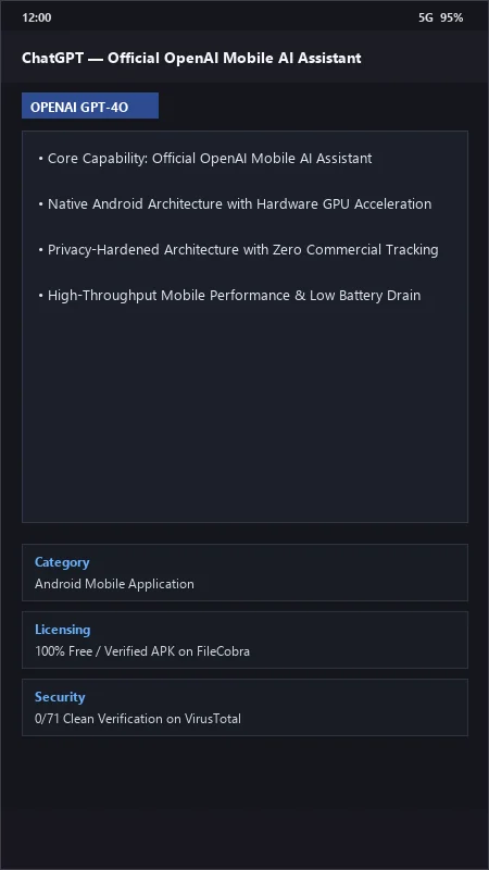 ChatGPT: Official OpenAI AI Assistant & Voice Chat official screenshot preview 1