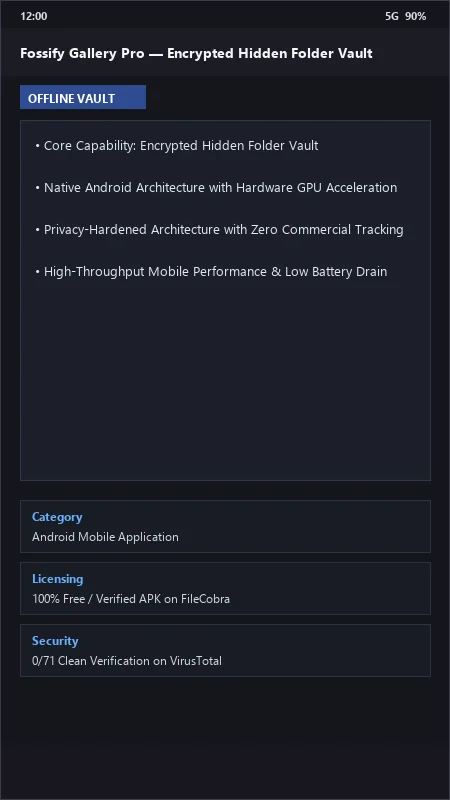 Fossify Gallery: Private Open-Source Offline Photo Gallery official screenshot preview 1