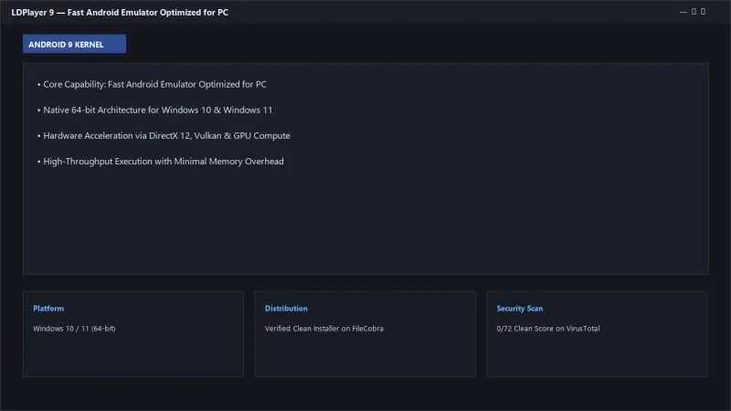 LDPlayer 9: Ultra-Fast Android 9 Emulator for PC Gaming official screenshot preview 1