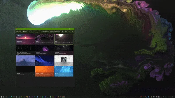 Lively Wallpaper: Open-Source Animated Desktop & Video Wallpaper Engine official screenshot preview 1