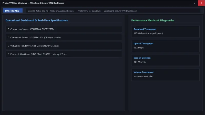 ProtonVPN: High-Speed No-Logs VPN with Unlimited Bandwidth official screenshot preview 1