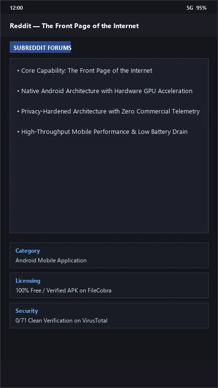 Reddit: Dive into Thousands of Communities & Subreddits official screenshot preview 1